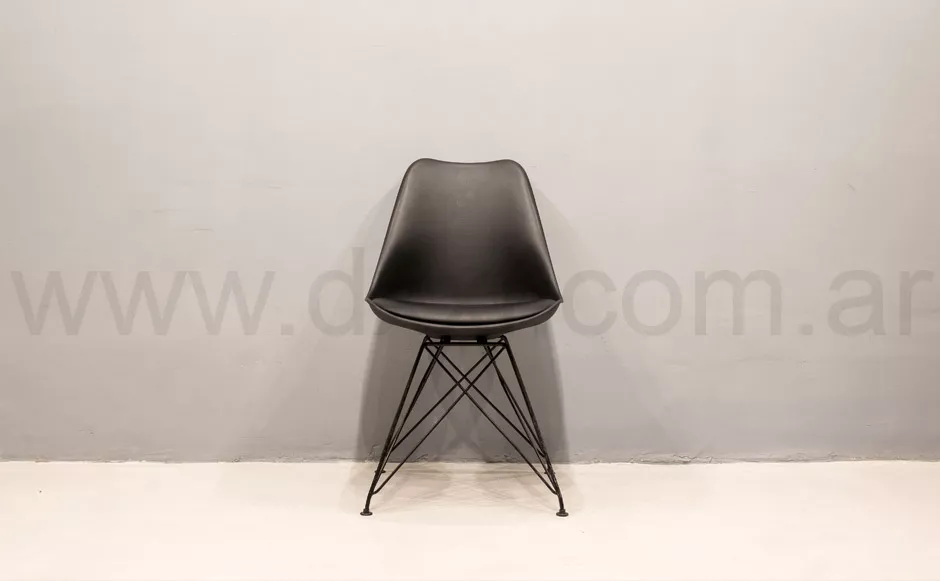 Silla Tulip con patas metálicas - Imagen 2