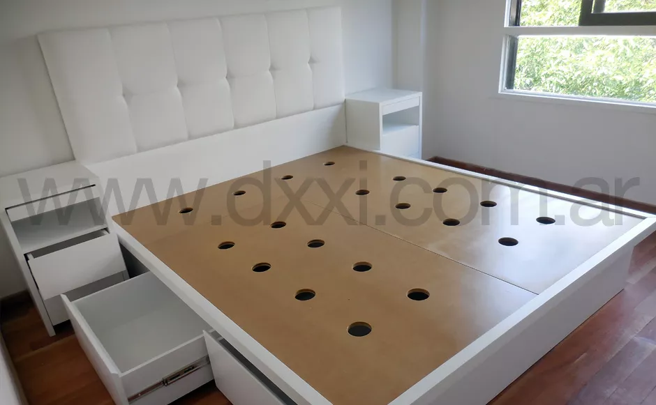 Respaldo Aragón Capitoné Moderno - Imagen 4