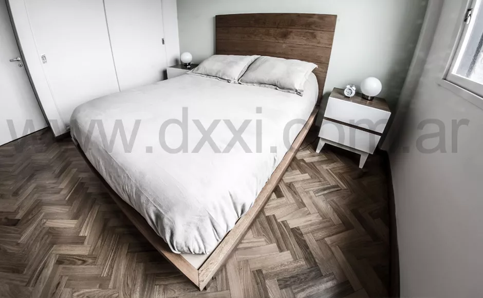 Respaldo Plain Alto - Enchapado - Imagen 2