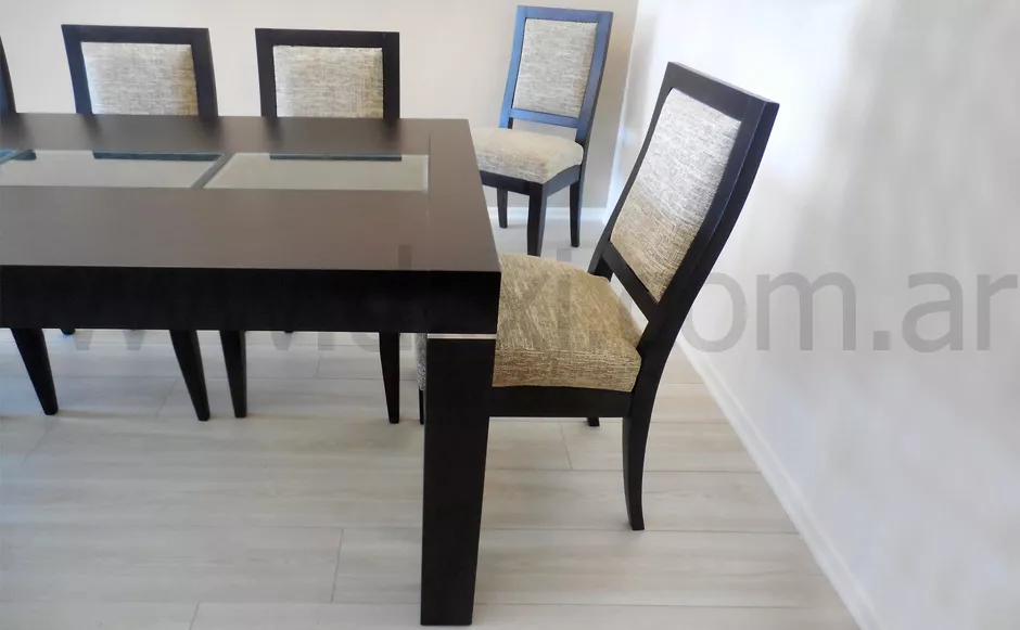 Mesa comedor Mora - Enchapada - Imagen 4