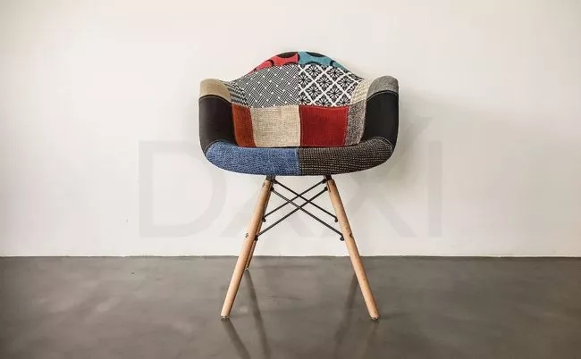 Sillon Eames Eiffel Patchwork, DXXI 01