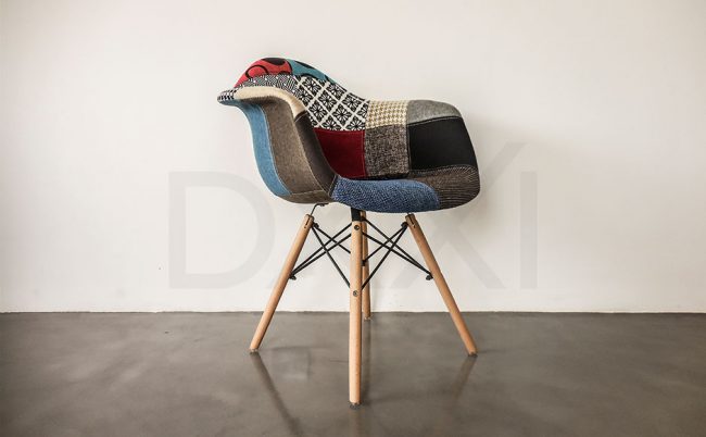 Sillon Eames Eiffel Patchwork, DXXI 02