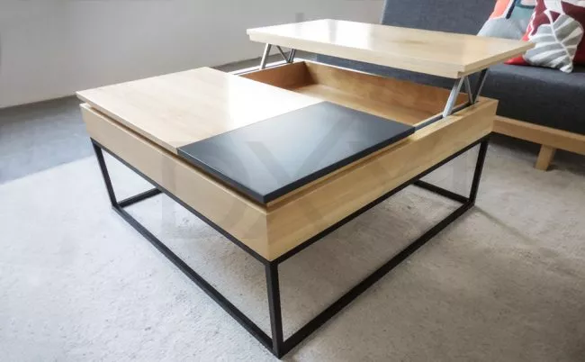 mesa ratona mecano con tapa lecadiza DXXI fabrica y showroom