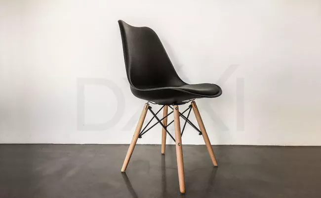 Silla Tulip con base Eames, DXXI