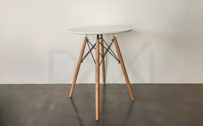 Mesa comedor Eames redonda chia, DXXI fabrica de muebles