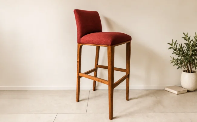 Banqueta Olsen – Vestida — toma 1 — con complementos