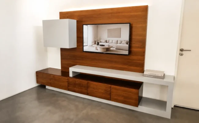 Mueble para TV Pacman — vista ambientada, toma 1
