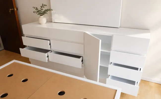 Panel para TV — toma 2 — con complementos