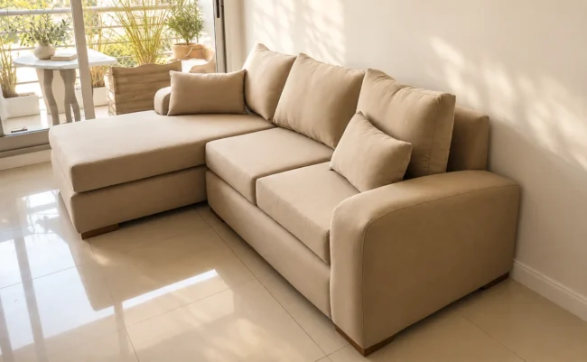 Sillón Lounge — toma 1 — con complementos